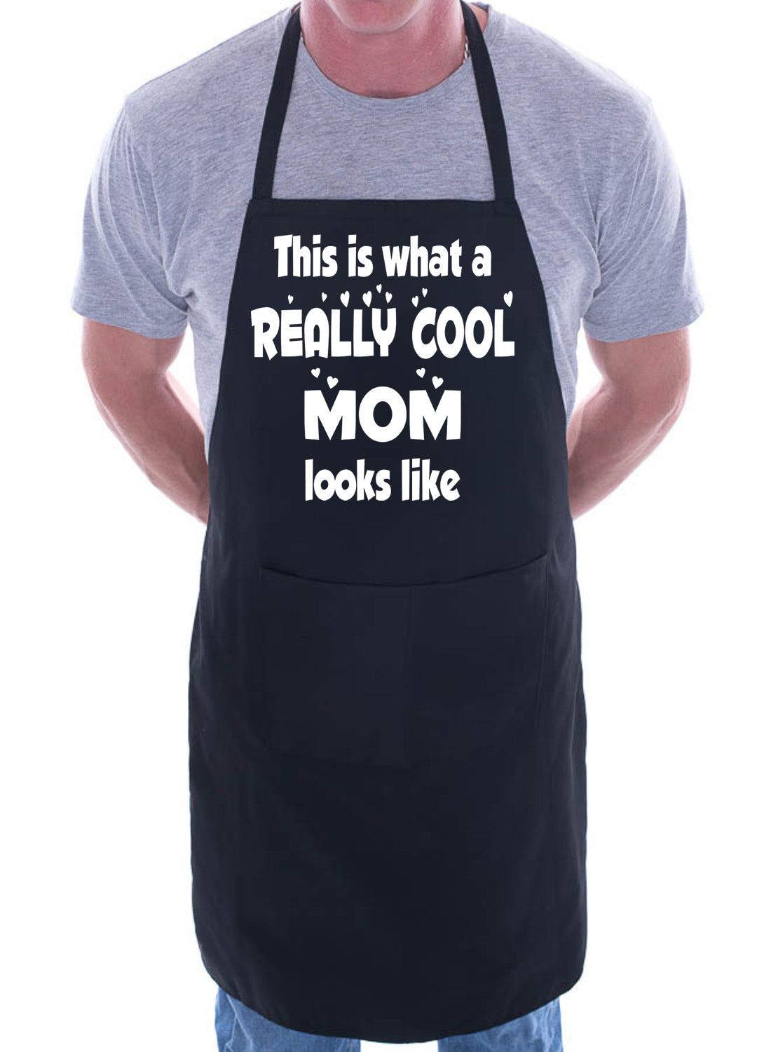 Really Cool Mom Mothers Day Birthday Gift Novelty Cooking BBQ Apron