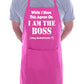 I Am The Boss Birthday Present BBQ Funny Gift Apron
