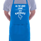 BBQ Apron Ladies Love My Sausage Funny Slogan Birthday Fathers Day Gift