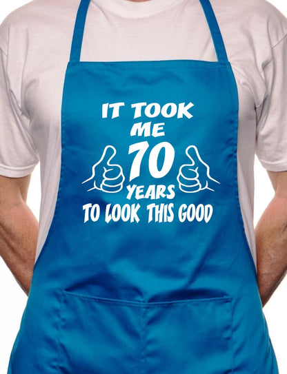 70th Birthday It Took 70 Years BBQ Cooking Funny Novelty Apron