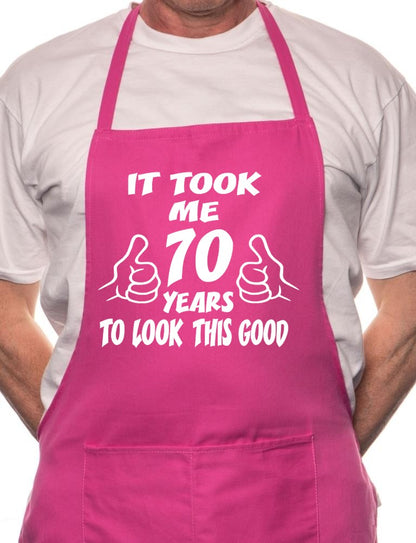 70th Birthday It Took 70 Years BBQ Cooking Funny Novelty Apron