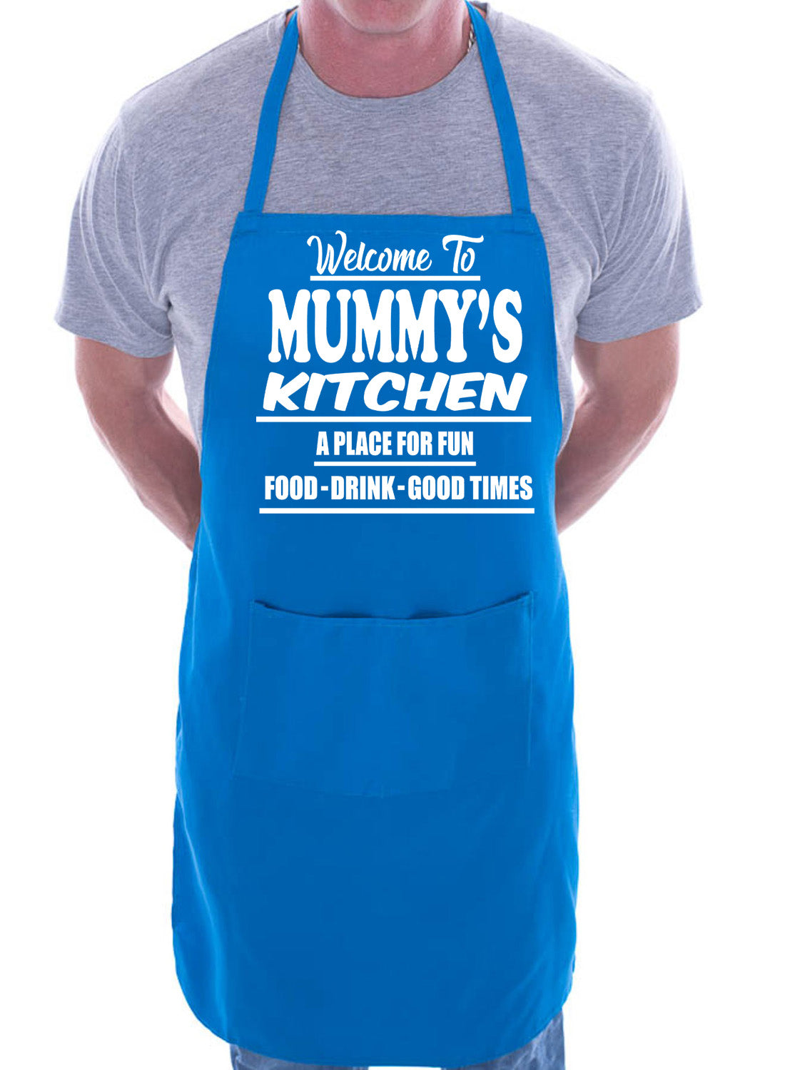Welcome To Mummy's Kitchen Apron Gift Funny Novelty Gag Gift Cooking BBQ Apron