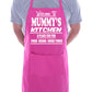 Welcome To Mummy's Kitchen Apron Gift Funny Novelty Gag Gift Cooking BBQ Apron