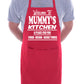 Welcome To Mummy's Kitchen Apron Gift Funny Novelty Gag Gift Cooking BBQ Apron