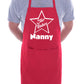 Nanny Is Star Baker Funny Chef Birthday Gift Novelty Baking Cooking BBQ Apron