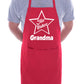 Grandma Is Star Baker Funny Chef Birthday Gift Novelty Baking Cooking BBQ Apron