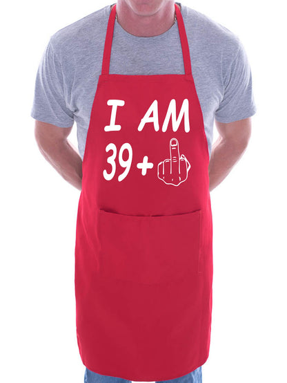 I am 40 Birthday Novelty Baking Cooking BBQ Apron 40th Birthday
