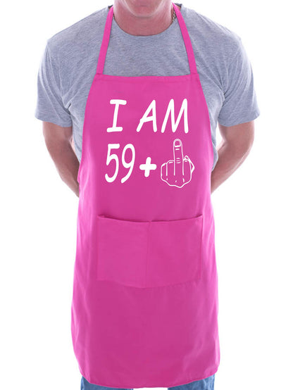 I am 60 Birthday Novelty Baking Cooking BBQ Apron 60th Birthday