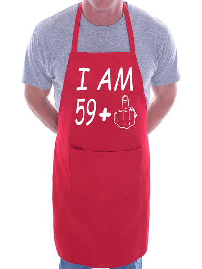 I am 60 Birthday Novelty Baking Cooking BBQ Apron 60th Birthday