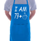 I am 80 Birthday Novelty Baking Cooking BBQ Apron 80th Birthday