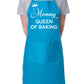 Mommy Queen of Baking Mother's Day Novelty Bakers Ladies Apron