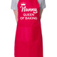 Nanny Queen of Baking Novelty Bakers Ladies Apron Mothers Day