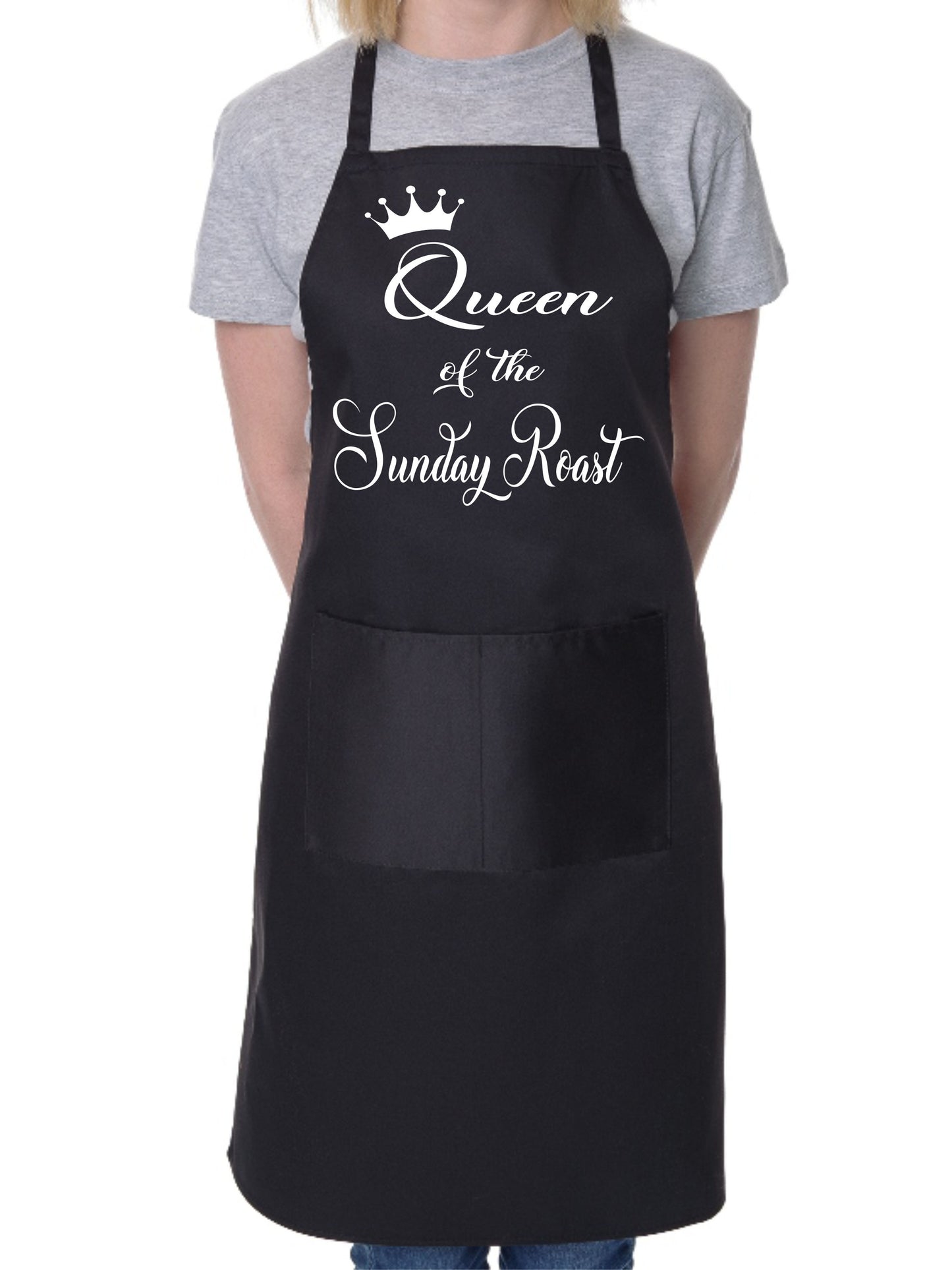 Queen of Sunday Roast Mother's Day Novelty Cooking Ladies Apron