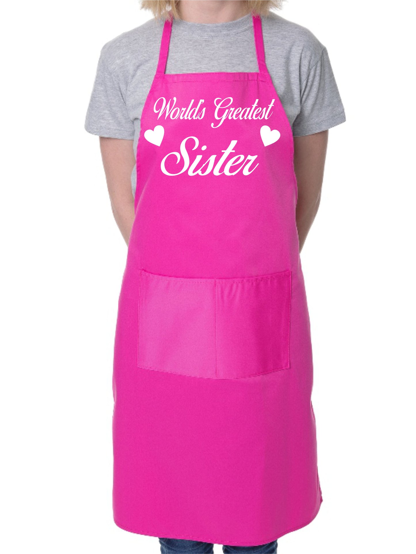 Worlds Greatest Sister Mother's Day Cooking Bakers Ladies Apron
