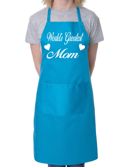 Worlds Greatest Mom Mother's Day Cooking Bakers Ladies Apron