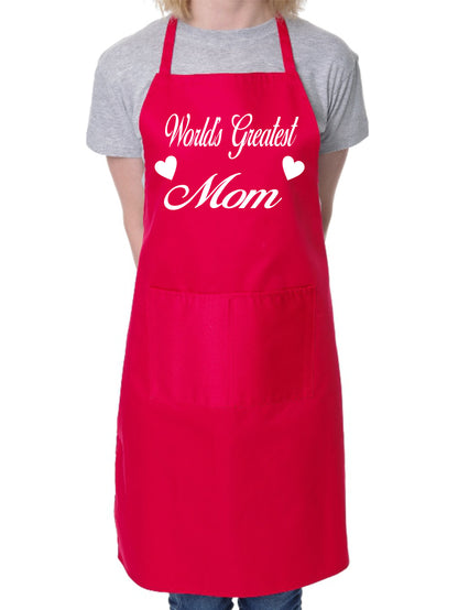 Worlds Greatest Mom Mother's Day Cooking Bakers Ladies Apron