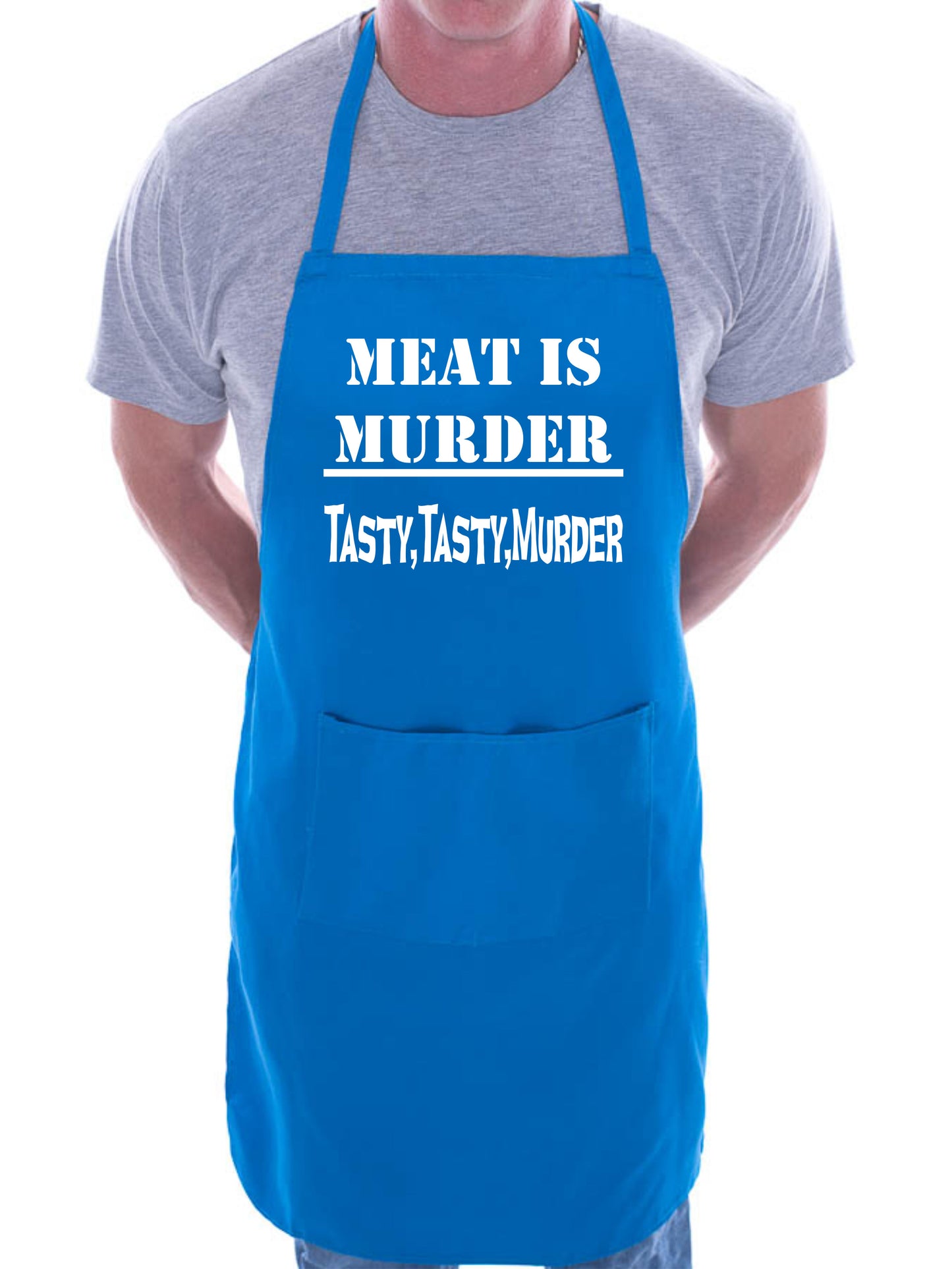 Meat Is Murder Funny Apron Baking BBQ