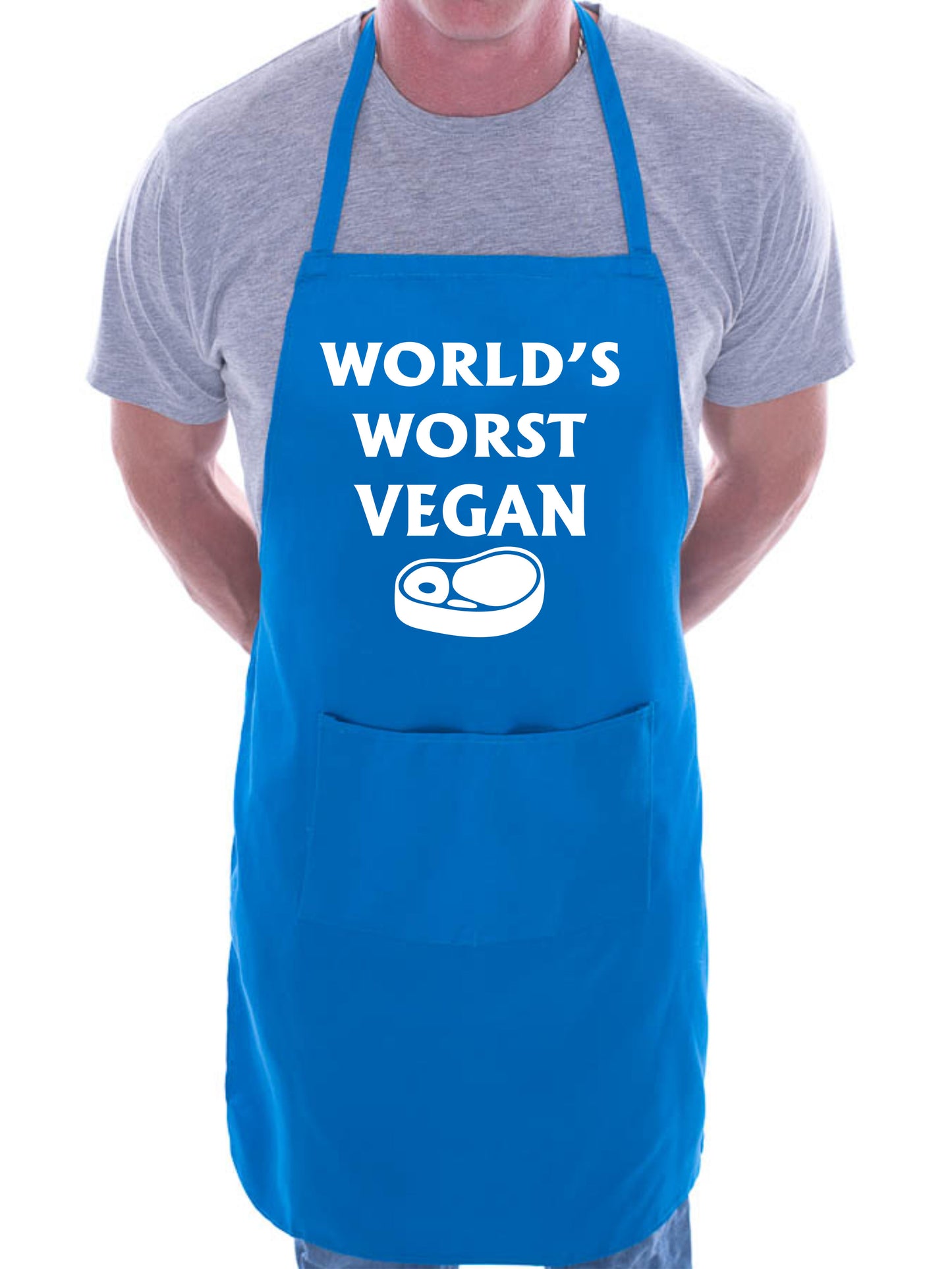 World's Worst Vegan Funny BBQ Baking Cooking BBQ Apron