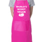 World's Worst Vegan Funny BBQ Baking Cooking BBQ Apron
