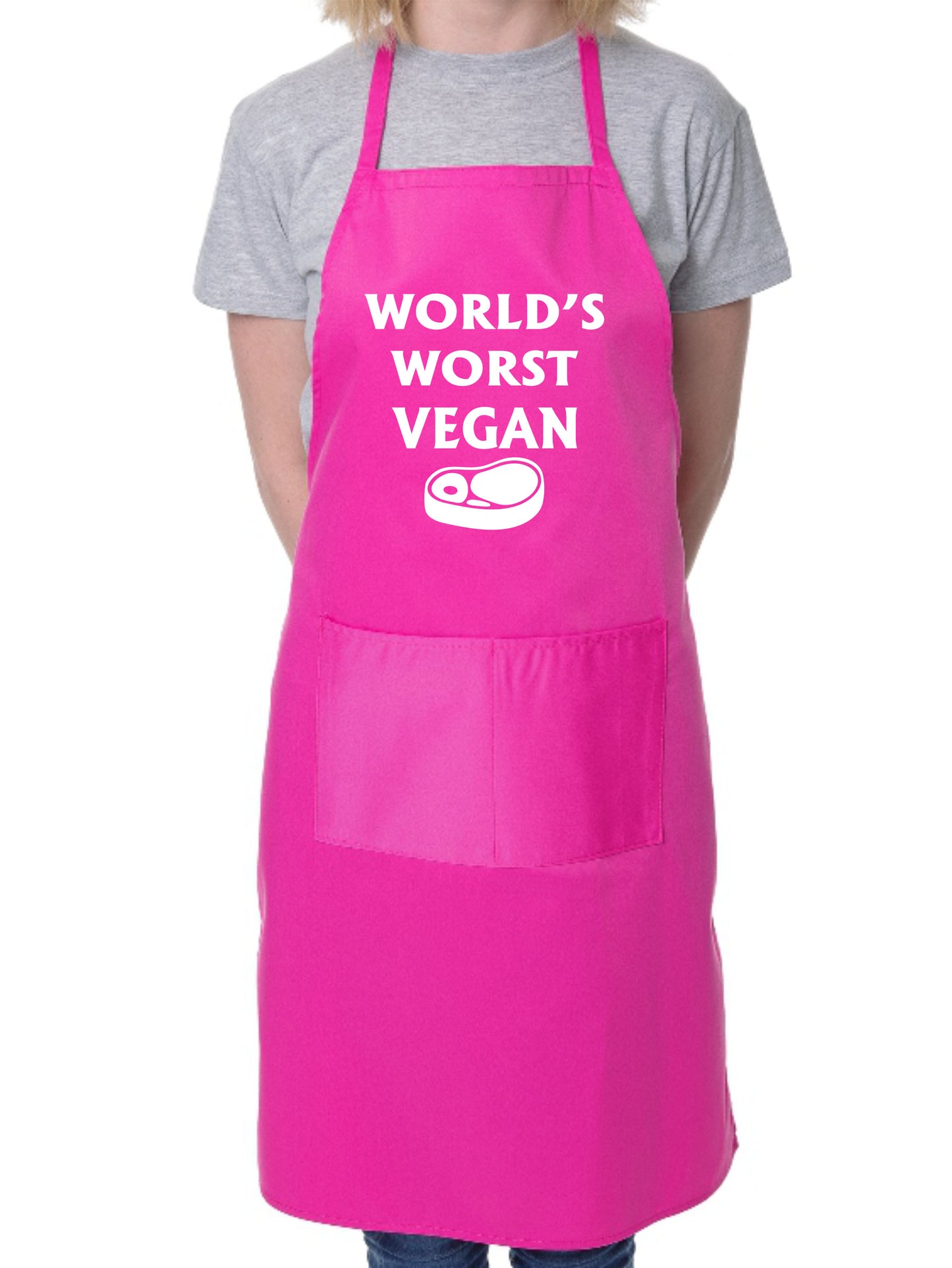 World's Worst Vegan Funny BBQ Baking Cooking BBQ Apron