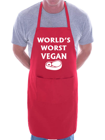 World's Worst Vegan Funny BBQ Baking Cooking BBQ Apron