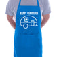 Happy Caravaner Novelty Funny BBQ Baking Cooking Apron with Pockets
