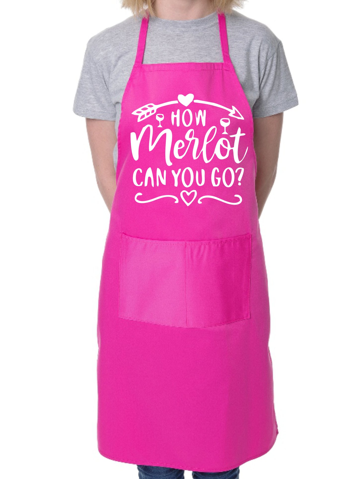 How Merlot Can You Go Novelty Apron BBQ Baking Cooking