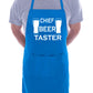 Chief Beer Taster Slogan Funny BBQ Baking Apron