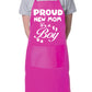 Proud New Mom It’s a Boy New Baby Apron Baking BBQ