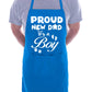 Proud New Dad It’s a Boy New Baby Apron Novelty Baking BBQ Cooking
