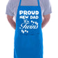 Proud New Dad It’s Twins New Baby Apron Novelty Baking BBQ Cooking