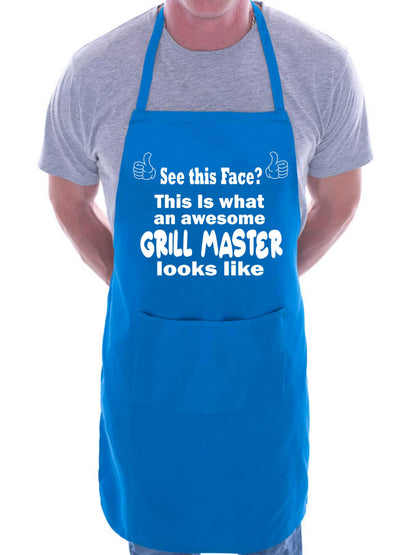 Awesome Grill Master Funny BBQ Apron Baking