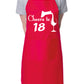 18th Birthday Apron Cheers to 18 Apron Baking BBQ Gift