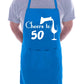 50th Birthday Apron Cheers to 50 Apron Baking BBQ Gift