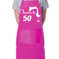 50th Birthday Apron Cheers to 50 Apron Baking BBQ Gift