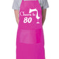 80th Birthday Apron Cheers to 80 Apron Baking BBQ Gift