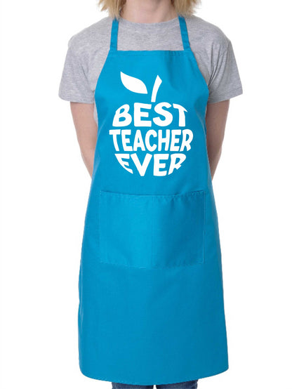 Best Teacher Ever Apron Baking Crafting Cooking