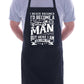I've Become A Grumpy Old Man Funny BBQ Apron Baking Crafting Cooking Apron