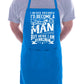 I've Become A Grumpy Old Man Funny BBQ Apron Baking Crafting Cooking Apron