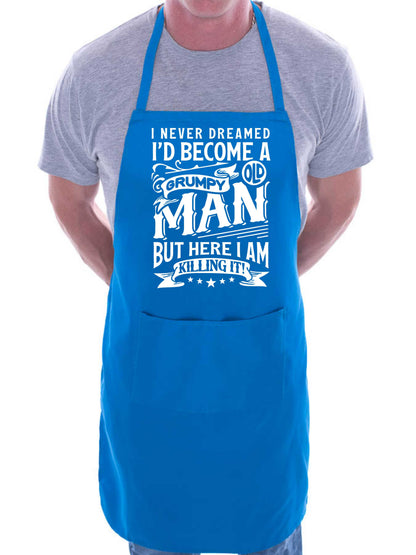 I've Become A Grumpy Old Man Funny BBQ Apron Baking Crafting Cooking Apron