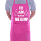 The Man Behind The Bump New Dad BBQ Apron Baking Crafting Cooking Apron