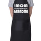This Mom has been Promoted To Grandma Nan Funny Apron Baking Cooking Apron