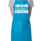 This Mom has been Promoted To Grandma Nan Funny Apron Baking Cooking Apron