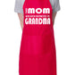 This Mom has been Promoted To Grandma Nan Funny Apron Baking Cooking Apron
