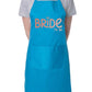 Bride To Be Hen Party Wedding Gift Funny Apron In Rose Gold Design Cooking Apron