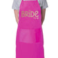 Bride To Be Hen Party Wedding Gift Funny Apron In Rose Gold Design Cooking Apron