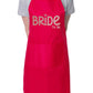 Bride To Be Hen Party Wedding Gift Funny Apron In Rose Gold Design Cooking Apron