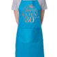 Birthday Queen 30 Ladies Apron 30th Birthday Gift Funny Apron In Rose Gold Design Cooking Apron