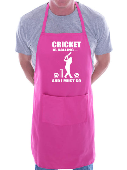 Cricket is Calling  Apron Funny Father's Day Birthday Gift Cooking Baking BBQ