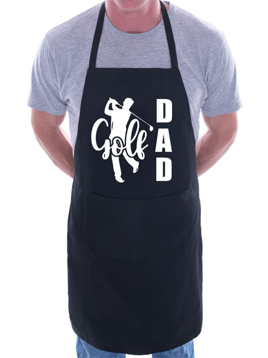 Golf Dad Golfer Apron Funny Birthday Gift Father's Day Cooking Baking BBQ